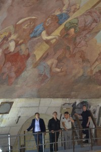 Visite Francis Huster pour Opéra en plein air : dans le Dôme des Invalides