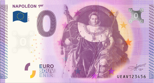 BILLET 0 EURO NAPOLEON LES 100 JOURS  ANNIVERSARY  FRANCE 2022 NUMERO DIVERS 