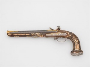 Paire de pistolets à silex, vers 1805-1810 qui aurait appartenu à Joachim Murat © Paris - Musée de l'Armée, Dist. RMN-Grand Palais / Emilie Cambier