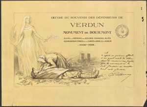 Verdun épisode 26-3 : Diplôme remis aux souscripteurs de l'oeuvre du souvenir des défenseurs de Verdun, Scott Georges Bertin