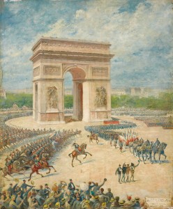 Translation des cendres de Rouget de Lisle le 14 juillet 1915 par Royer © Paris, musée de l’Armée, dist. RMN-GP